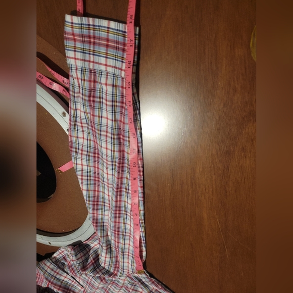 Tommy Hilfiger Men’s Shirt Long Sleeve Button-Down Size L/G Plaid NWT Red/white - Picture 2 of 7